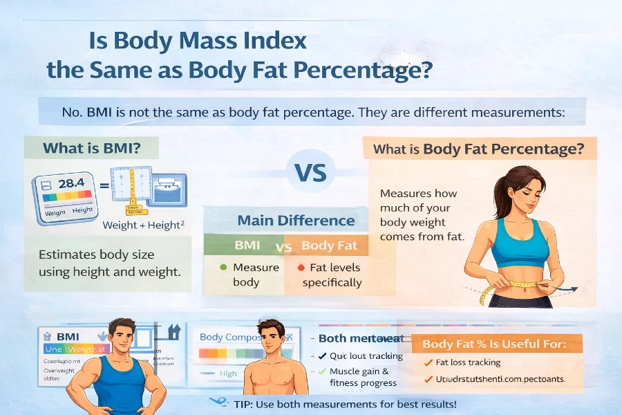 Is Body Mass Index the Same as Body Fat Percentage